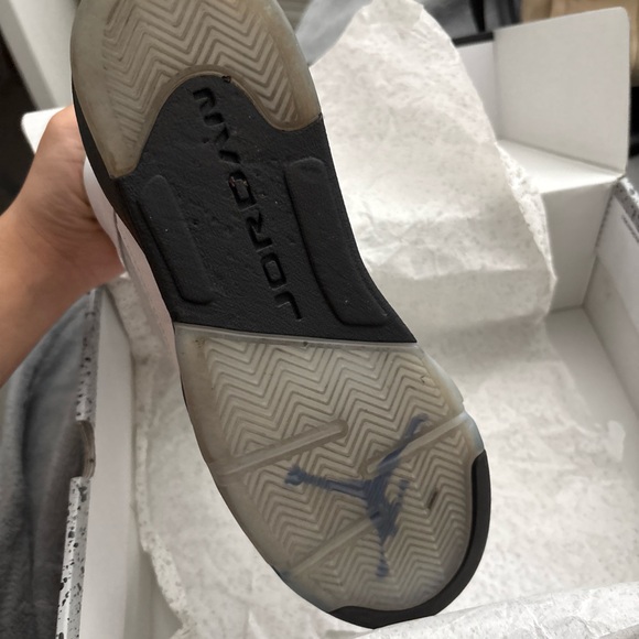 White Concord Jordan 5s - Picture 3 of 3